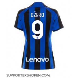 Inter Milan Edin Dzeko #9 Hemma Matchtröja Dam 2022-23 Kortärmad